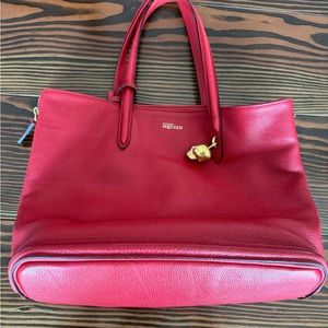 Alexander McQueen red purse